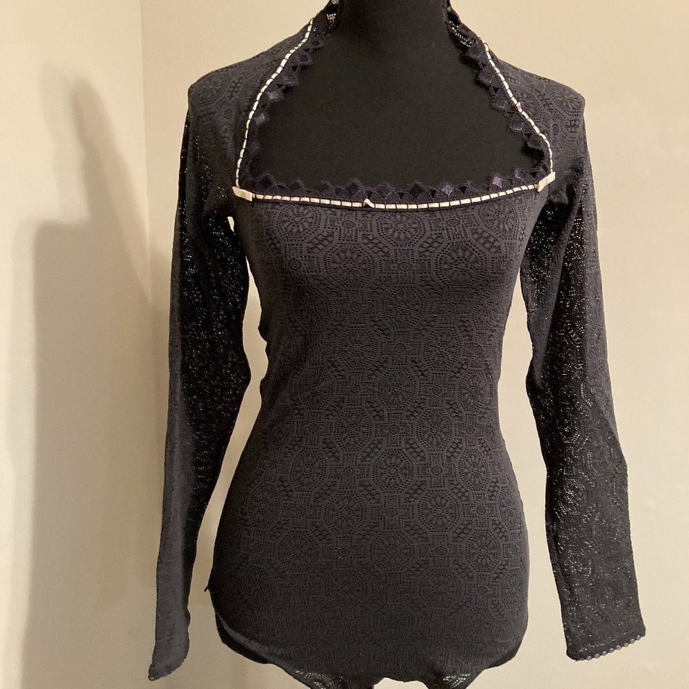 Wolford thong Lace bodysuit Sz L